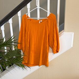 Cato Vibrant Orange Blouse